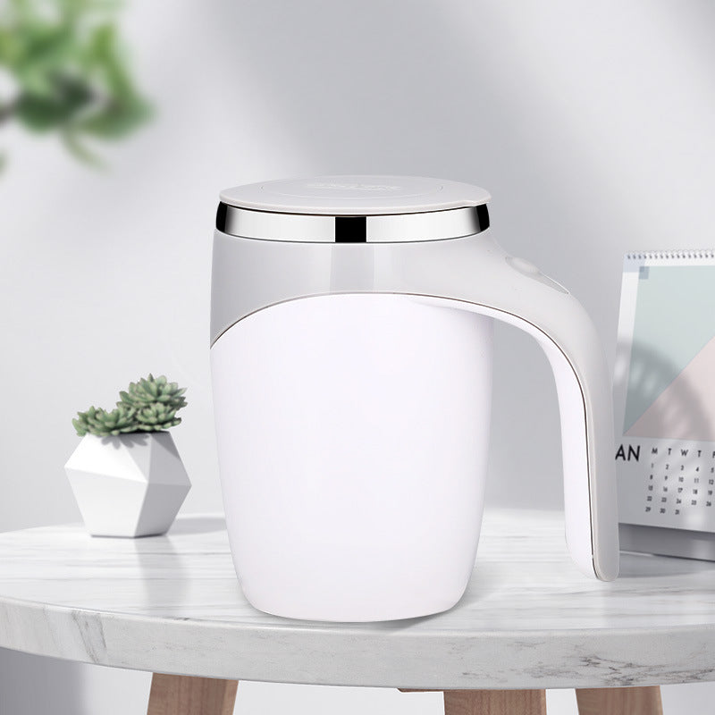“Smart Self-Stirring Coffee Mug – Rechargeable & Magnetic”