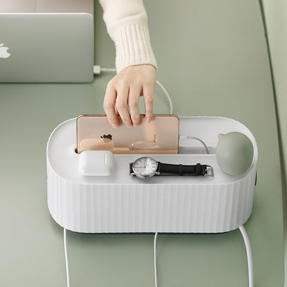 Cable Management Box – Power Strip Organizer