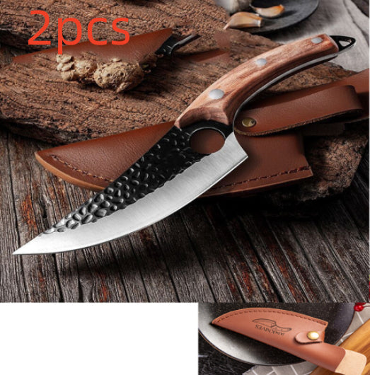 Butcher Scimitar Knife – Meat Cutting & Skinning Tool