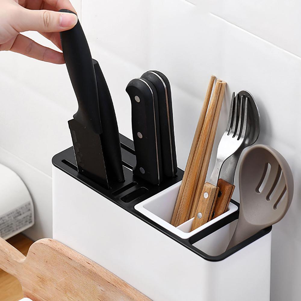 “Kitchen Knife & Tableware Storage Rack – Smart Organizer”