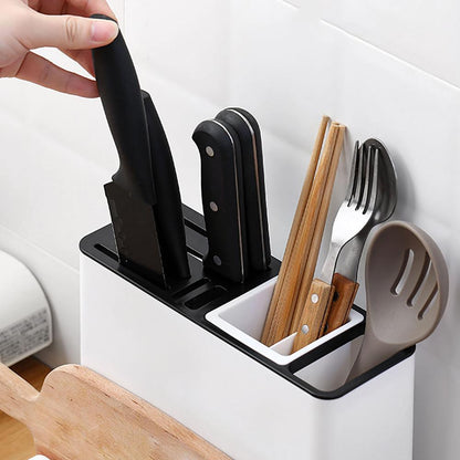 “Kitchen Knife & Tableware Storage Rack – Smart Organizer”