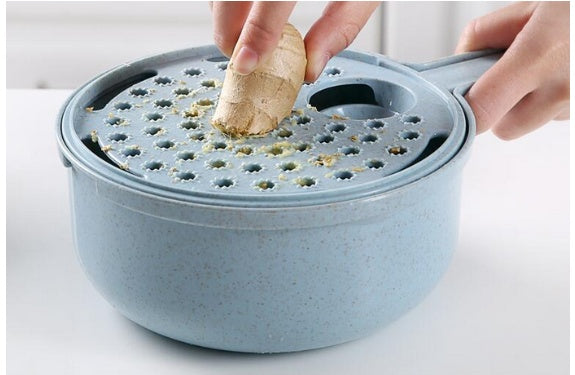 “8-in-1 Vegetable Slicer – Cut, Peel & Grate Easily”