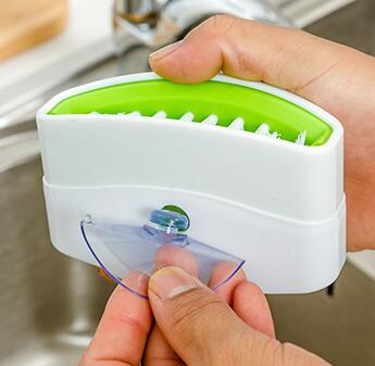 Kitchen Cleaning Brush – Suction Cup Multi-Use Tool