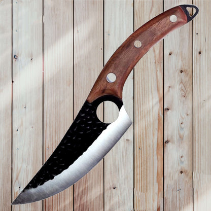 Butcher Scimitar Knife – Meat Cutting & Skinning Tool