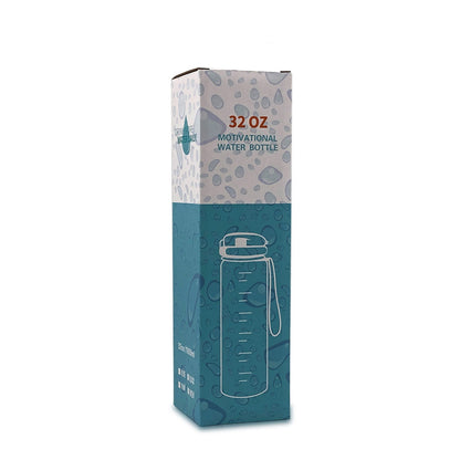 1L Motivational Water Bottle – Tritan Leakproof Sports Bottle