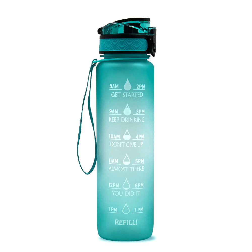 1L Motivational Water Bottle – Tritan Leakproof Sports Bottle