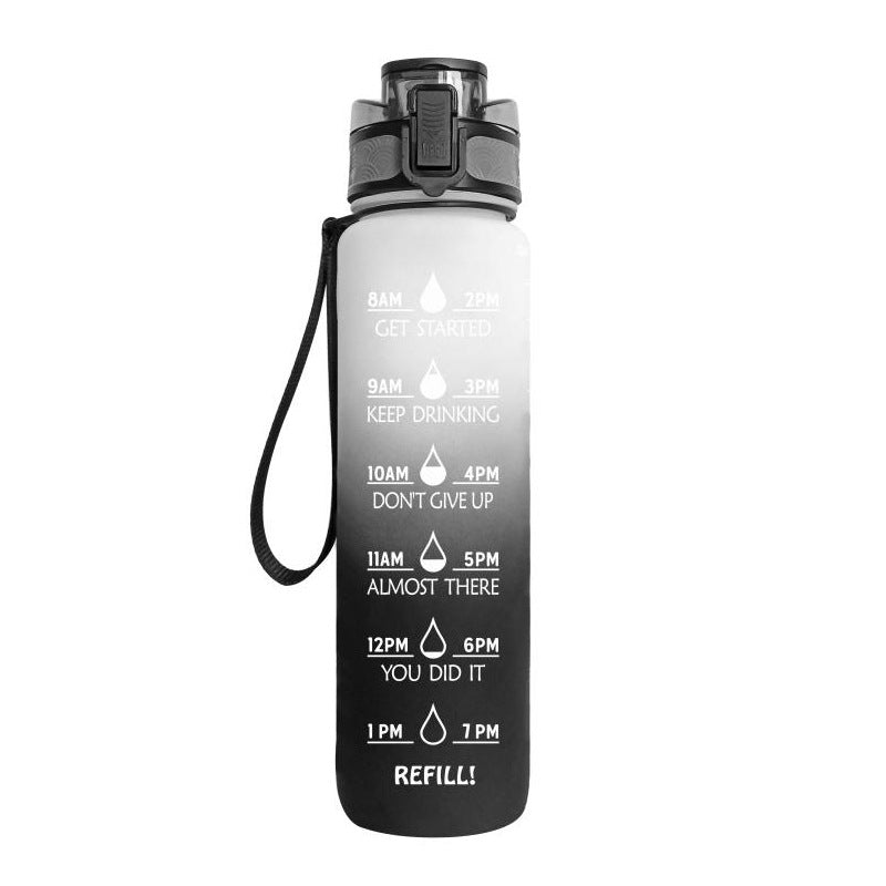 1L Motivational Water Bottle – Tritan Leakproof Sports Bottle