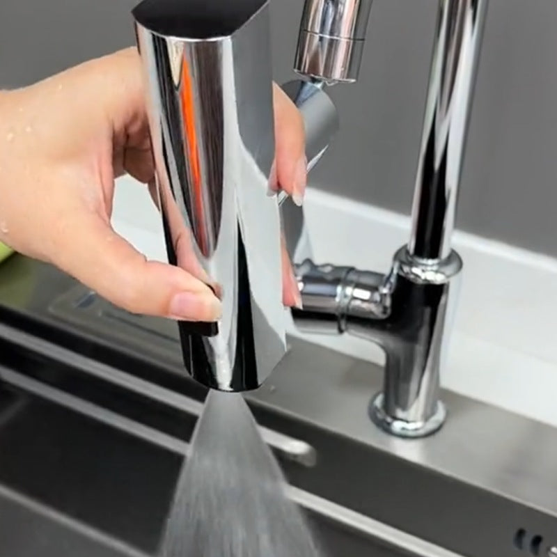 Kitchen Faucet Waterfall Bubbler – Anti-Splash Rotating Nozzle