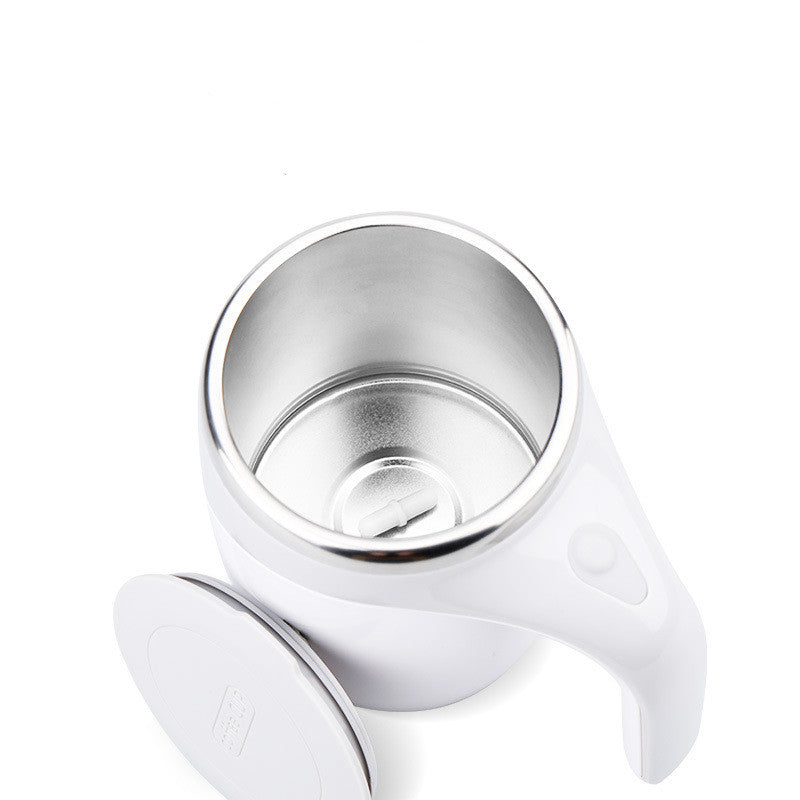 “Smart Self-Stirring Coffee Mug – Rechargeable & Magnetic”