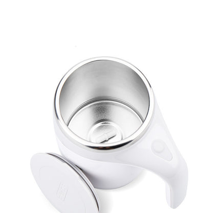 “Smart Self-Stirring Coffee Mug – Rechargeable & Magnetic”