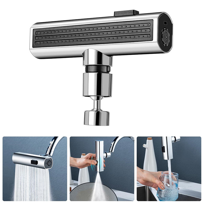 Kitchen Faucet Waterfall Bubbler – Anti-Splash Rotating Nozzle