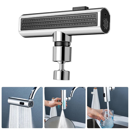 Kitchen Faucet Waterfall Bubbler – Anti-Splash Rotating Nozzle