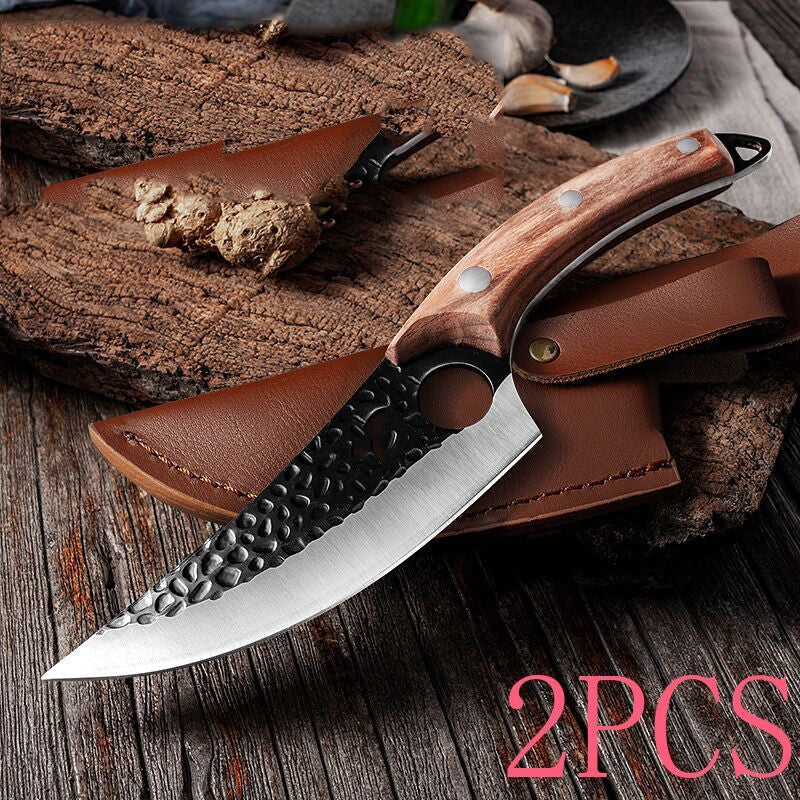 Butcher Scimitar Knife – Meat Cutting & Skinning Tool