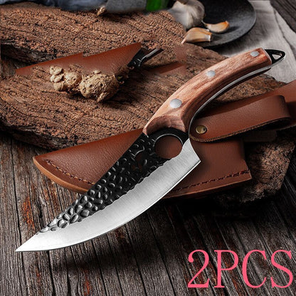 Butcher Scimitar Knife – Meat Cutting & Skinning Tool