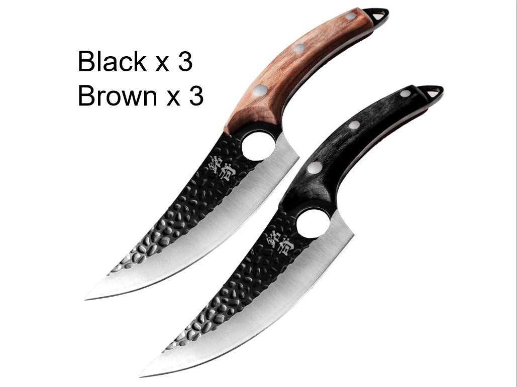 Butcher Scimitar Knife – Meat Cutting & Skinning Tool