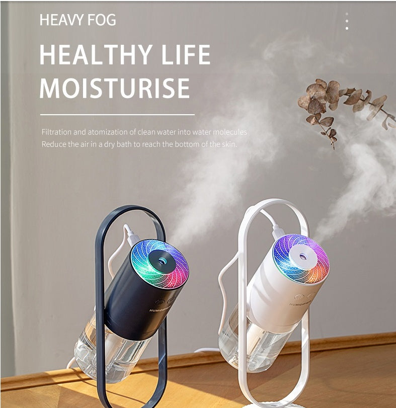 “Magic Shadow USB Humidifier – Mist & Night Light”