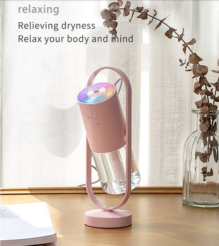 “Magic Shadow USB Humidifier – Mist & Night Light”