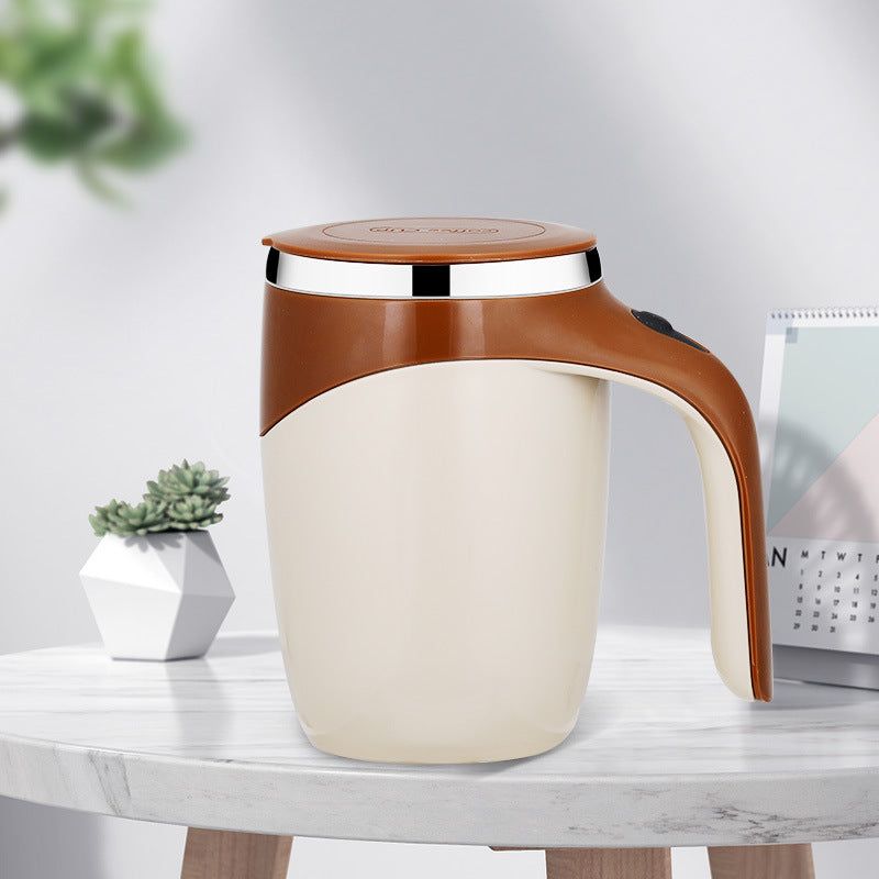 “Smart Self-Stirring Coffee Mug – Rechargeable & Magnetic”