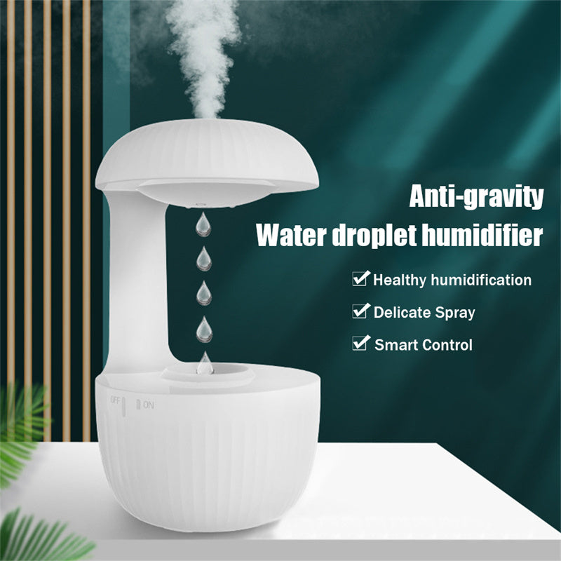 “Anti-Gravity Humidifier – Levitating Water Drops”