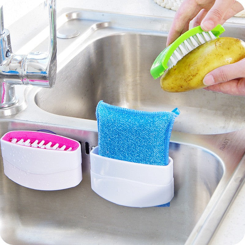 Kitchen Cleaning Brush – Suction Cup Multi-Use Tool