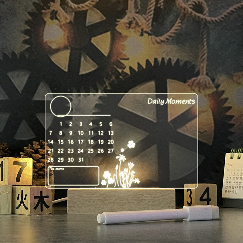 “LED Message Board Night Light – Write & Glow”
