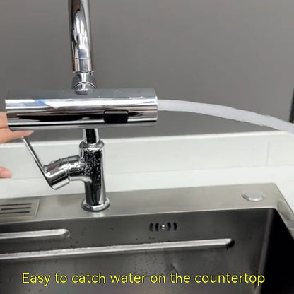 Kitchen Faucet Waterfall Bubbler – Anti-Splash Rotating Nozzle
