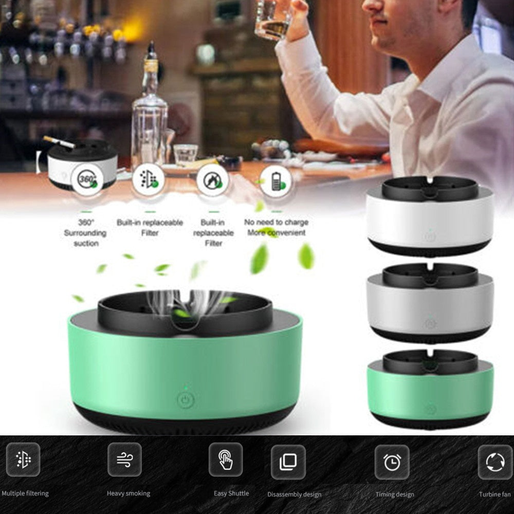2-in-1 Smokeless Ashtray & Air Purifier