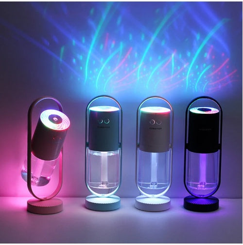 “Magic Shadow USB Humidifier – Mist & Night Light”