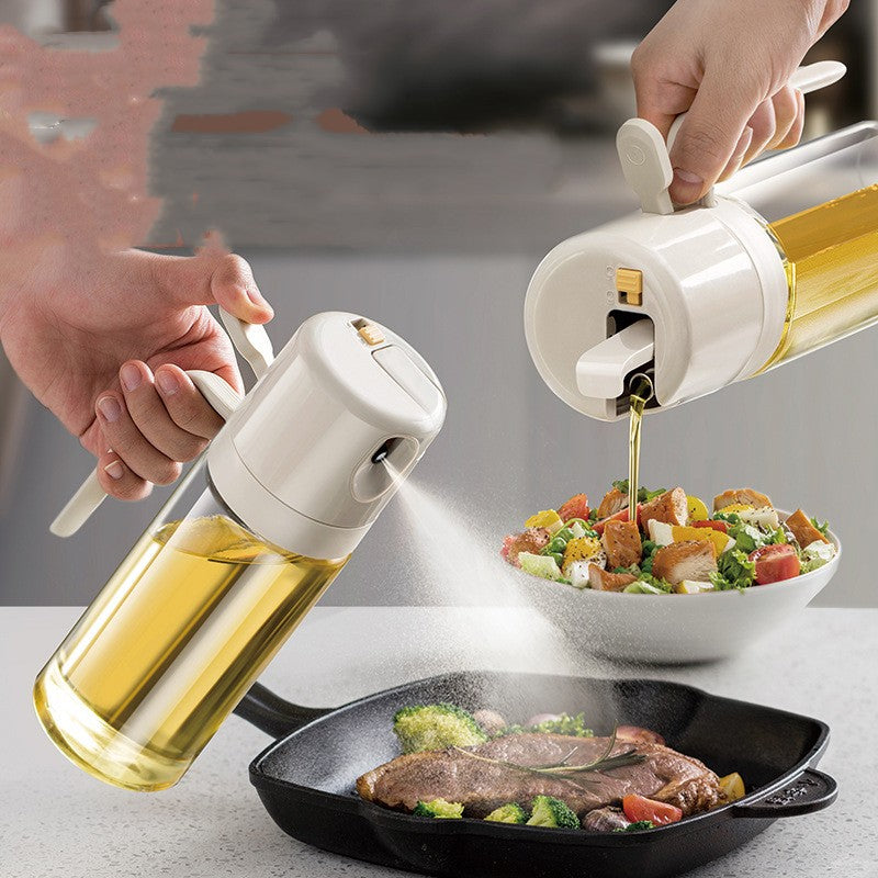 2-in-1 Oil Sprayer Bottle – Cooking & BBQ Dispenser