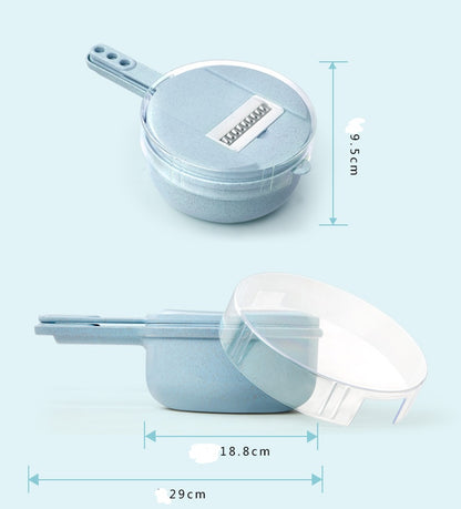“8-in-1 Vegetable Slicer – Cut, Peel & Grate Easily”