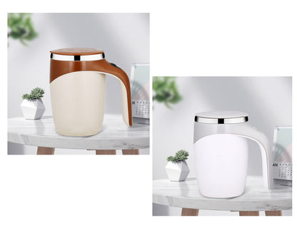 “Smart Self-Stirring Coffee Mug – Rechargeable & Magnetic”
