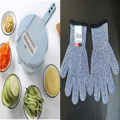 “8-in-1 Vegetable Slicer – Cut, Peel & Grate Easily”