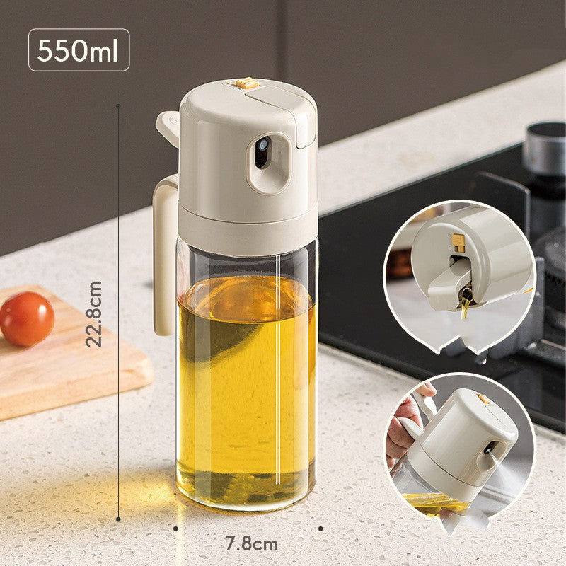 2-in-1 Oil Sprayer Bottle – Cooking & BBQ Dispenser