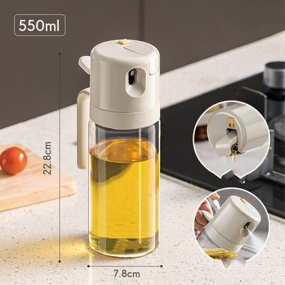 2-in-1 Oil Sprayer Bottle – Cooking & BBQ Dispenser