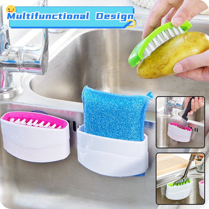 Kitchen Cleaning Brush – Suction Cup Multi-Use Tool